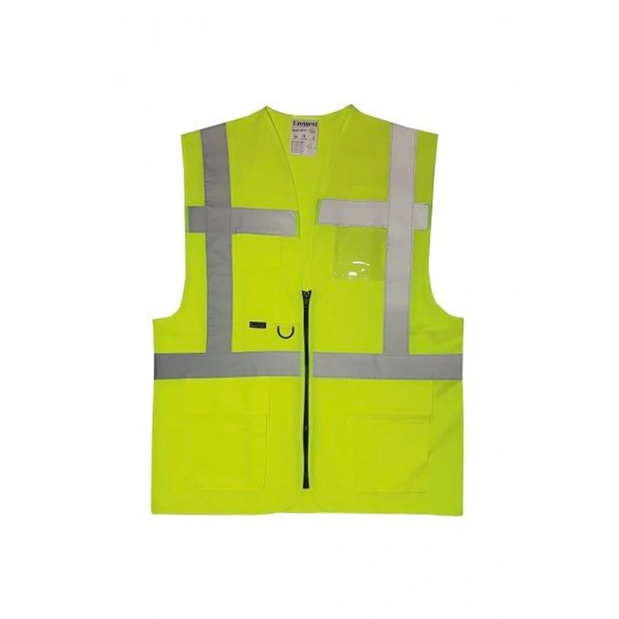 Uniwest Uw220 Fileli Yönetici Ikaz Yeleği - Sarı