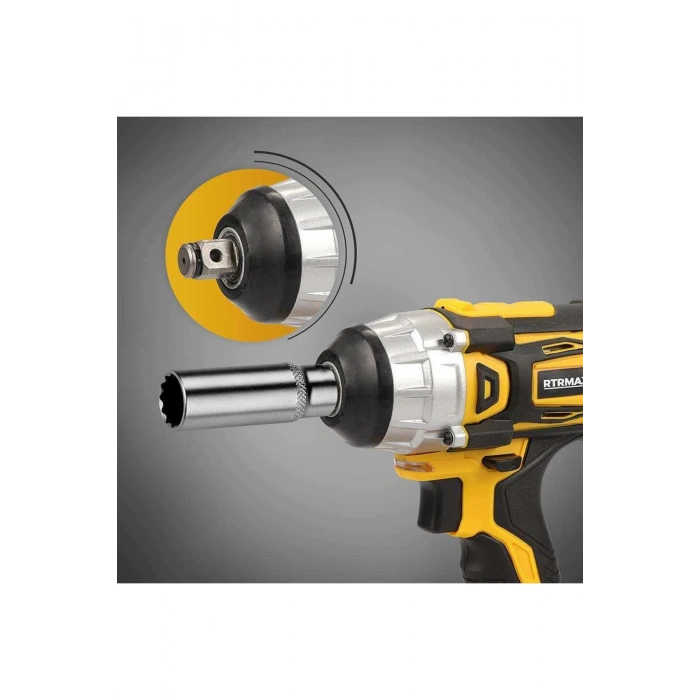 Rtrmax Şarjlı Darbeli Somun Sıkma Kömürsüz Motor Rtx2028b