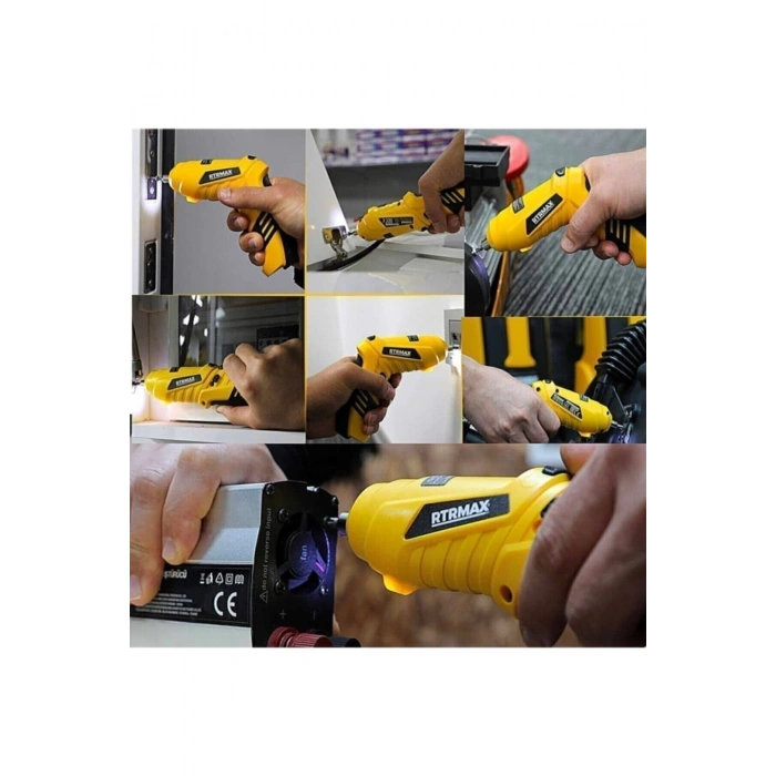 Rtrmax 326 Rtm 3.6v Çift Fonksiyonlu Şarjlı Akülü Vidalama Seti