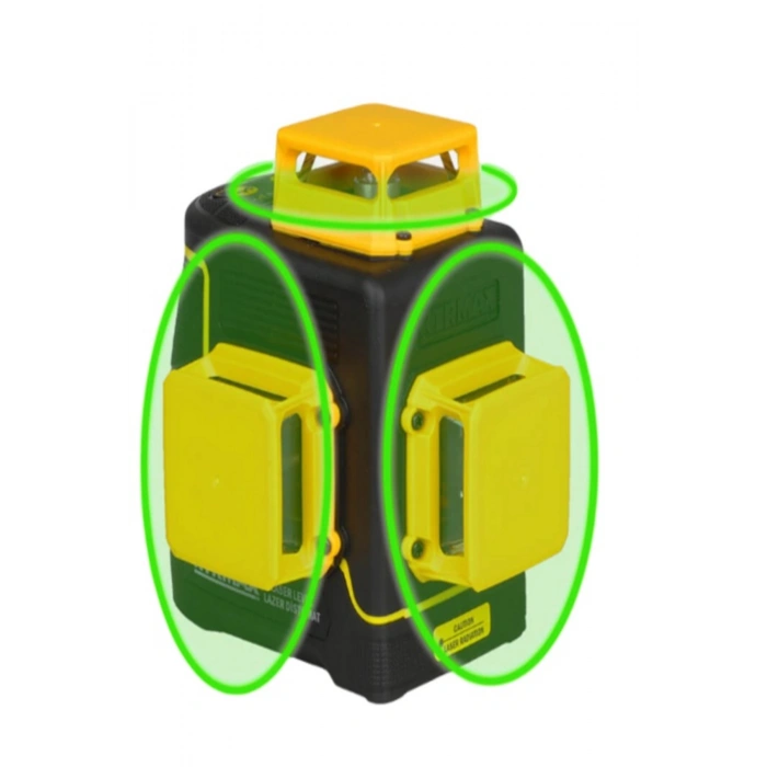 Rtrmax RTM058 Profesyonel Li-ion Şarjlı 3X360 Yeşil Lazer Distomat