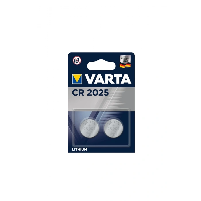 Varta 6025 Cr2025 3v Lityum Cr-2025 Pil 2li Paket