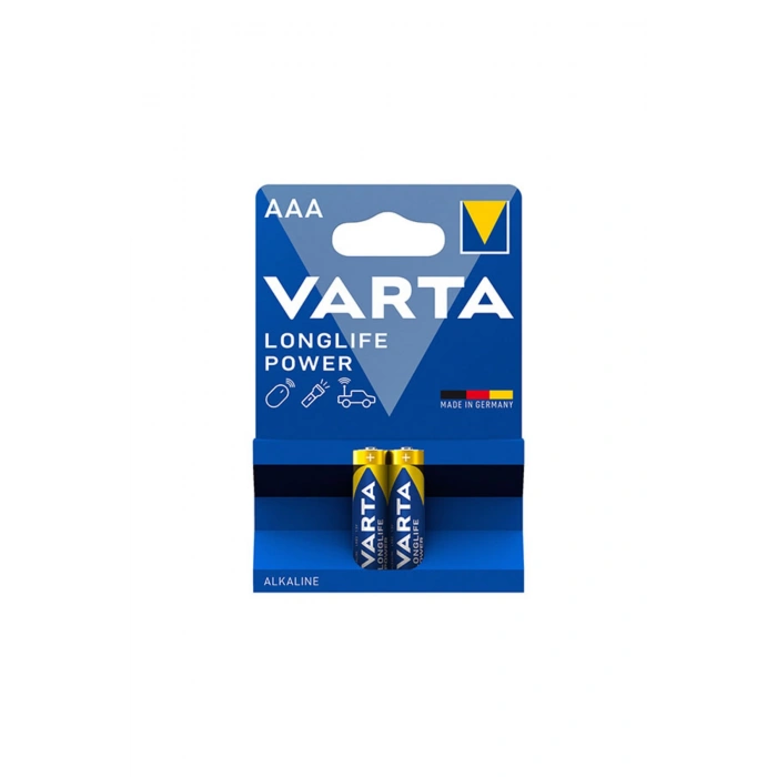 Varta High Energy Güçlü Alkalin Seri Ince Pil Aaa 2li 4903121412