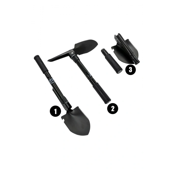 Rox Wood Rox Camping Pusulalı Katlanır Kamp Küreği 42 Cm (153camp0106)