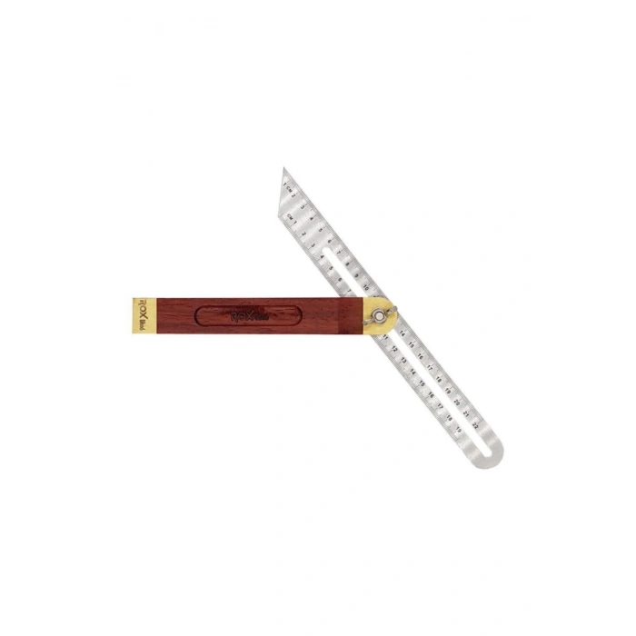 Rox Wood 7 Gül Ağacı Ayarlı Marangoz Gönye 22 Cm