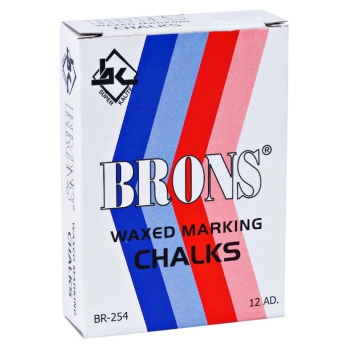 BRONS Marka Tebeşiri Beyaz Br 252 12li Kutu