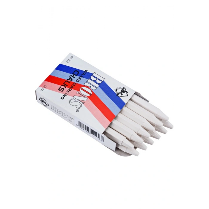 BRONS Marka Tebeşiri Beyaz Br 252 12li Kutu