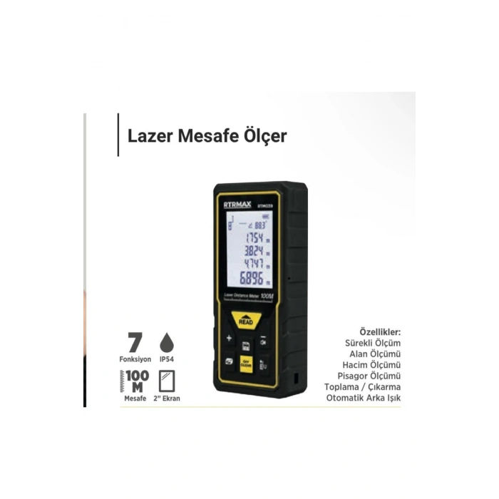 Rtrmax Lazer Mesafe Ölçer Rtm039