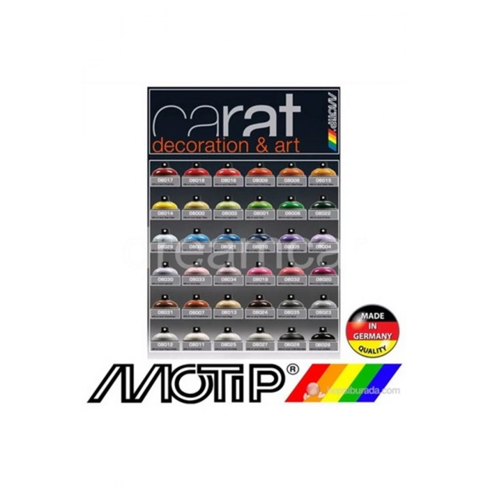 Motip Carat Ral 5002 Koyu Lacivert Parlak Akrilik Sprey Boya 400 Ml. Germany