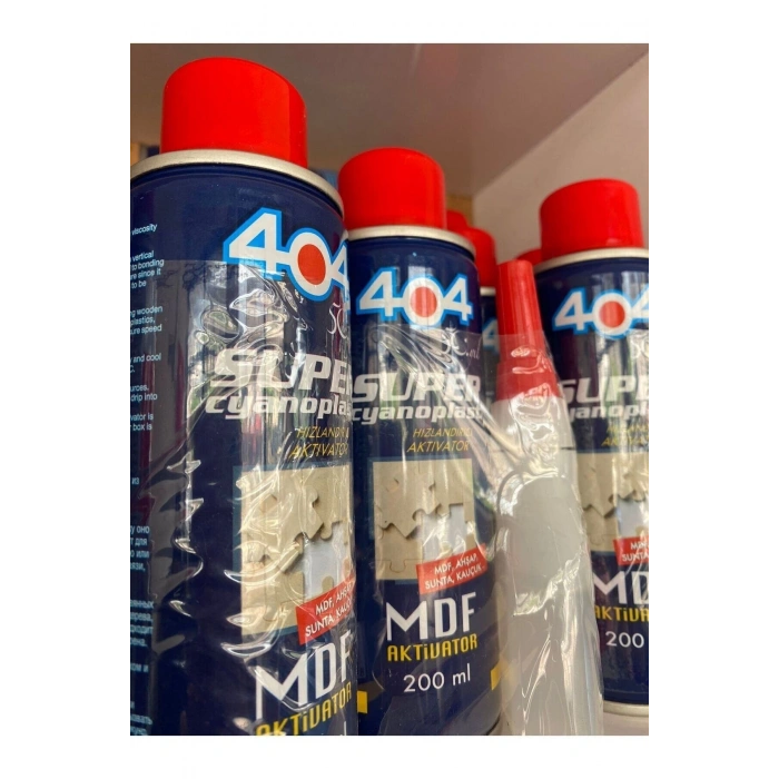 404 Sprey Yapıştırıcı Mdf Aktivatör 200 Ml * 2 Adet