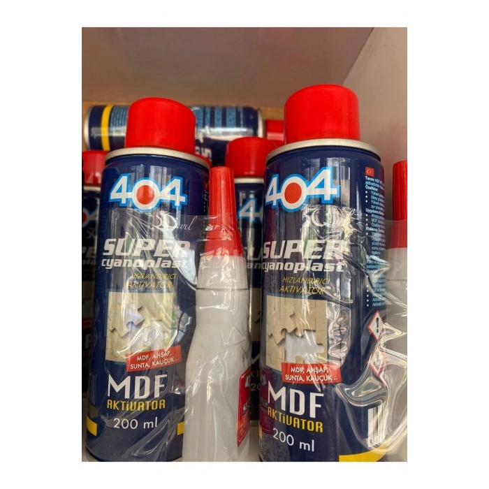 404 Sprey Yapıştırıcı Mdf Aktivatör 200 Ml * 2 Adet