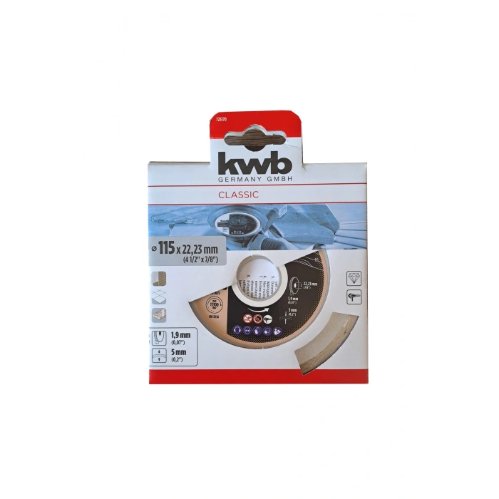 Kwb Elmas Kesici 115x22,33mm 49725170