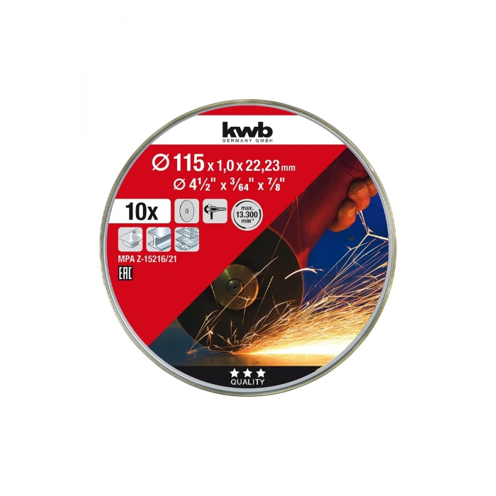 Kwb Metal Kesici Disk 115x1.0 10 Lu 49712021