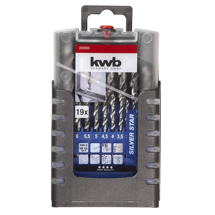 Kwb kwb Metal Matkap Ucu Seti 19 Parça 1-13 mm 49205920