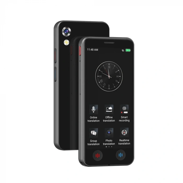 Üst Düzey İş Tercümanı WiFi Gerektirmez ChatGPT AI Ses Resim Çevirme Özelliği 138+ Dil Çeviri