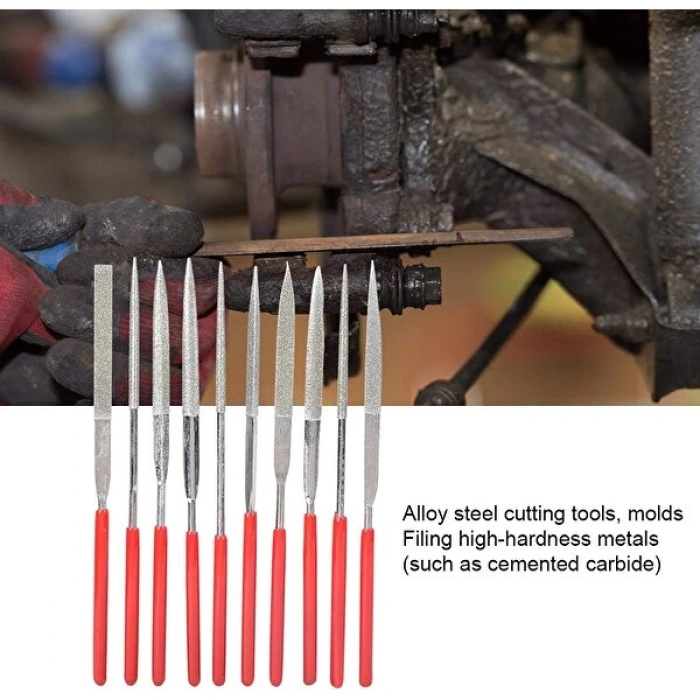 Elmas Eğe Seti 160x4mm 10lu