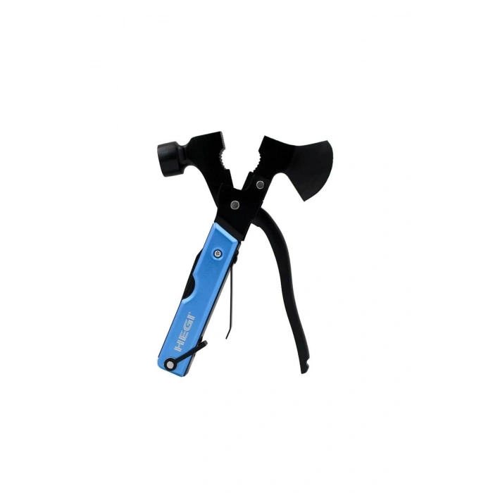 Hegi 818100022 Çok Fonksiyonlu Paslanmaz Çekiç/balta - Mavi