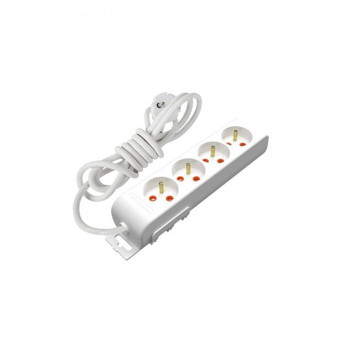 Mutlusan Ri-Tech Dörtlü Topraklı Grup Priz Çocuk Korumalı 5 mt