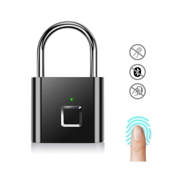 AICase Asma kilit, parmak izi asma kilit, anahtarsız asma kilit, bagaj kilidi