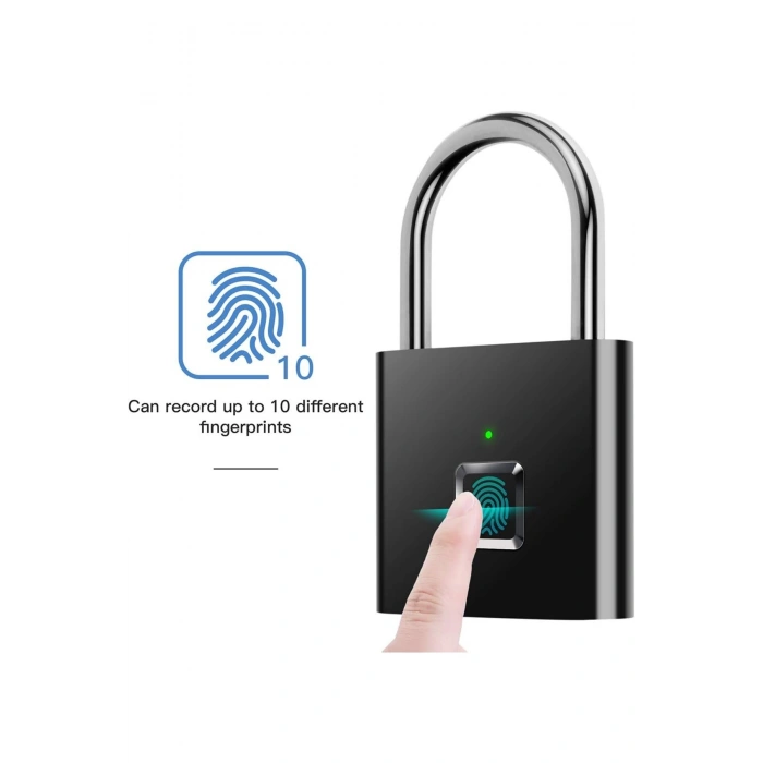 AICase Asma kilit, parmak izi asma kilit, anahtarsız asma kilit, bagaj kilidi