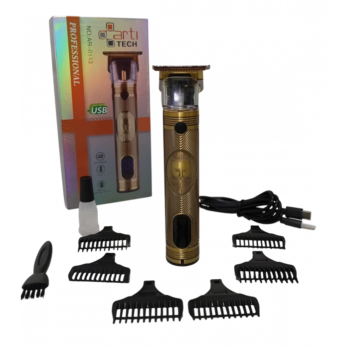 Artitech Tıraş Makinesi Şarjlı LCD Ekran Professional AR-0113 (Saç Sakal Düzeltici)