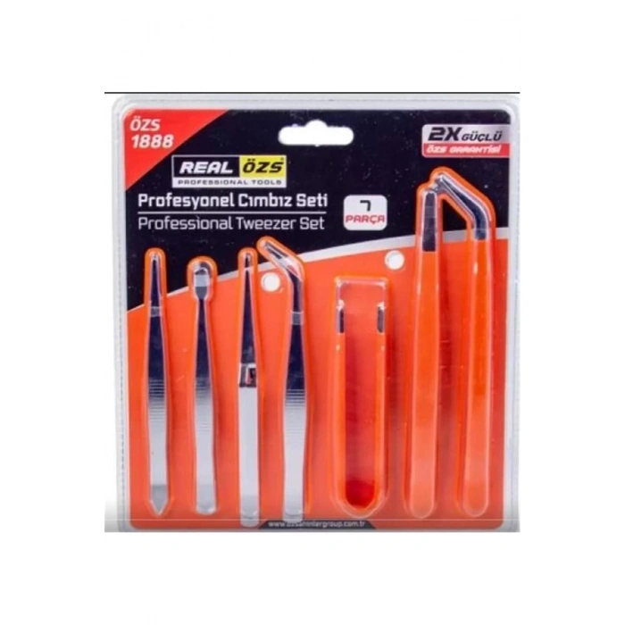 Real Özs Profesyonel Cımbız Seti 7 Parça