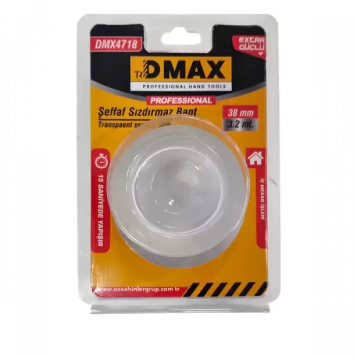 Dmax Sızdırmazlık Bandı 38mm-3,2Mt Şeffaf 4718