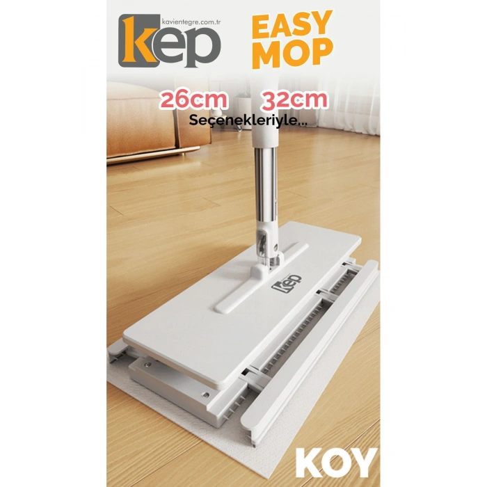 Easy Mop 26 Cm L - Otomatik Bez Yakalayan Mop - Eliniz Kirlenmesin!