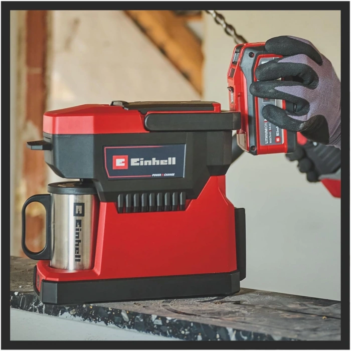 Einhell TE-CF 18 Li Power X-Change akülü kahve makinesi+4a Akü ve Şarj Cihazı