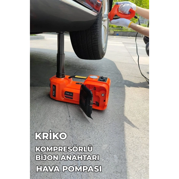 Elektrikli Hidrolik Kriko Hava Pompası Bijon Anahtarı