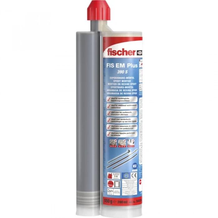 Fıscher Fıs Em Plus 390 S Kimyasal Epoksi Kartuş 390 Ml