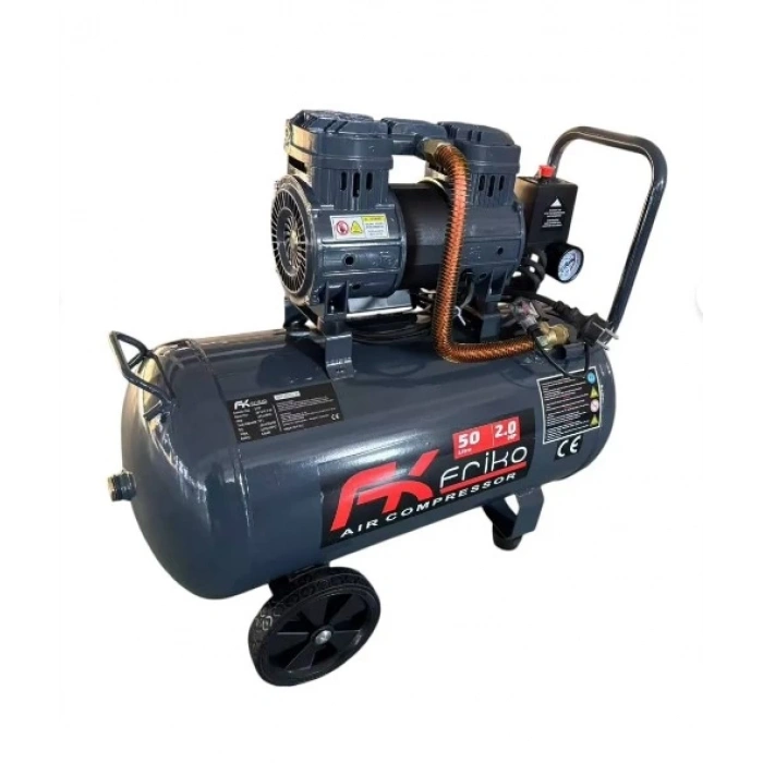 FK FRIKO 50 Litre 2 Hp Yüksek Verimli Yağsız Hava Kompresörü