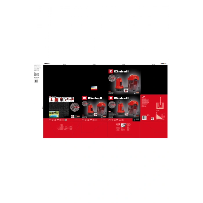 Einhell GE-SP 18 Li - Solo, Akülü Dalgıç Pompa - Temiz Su