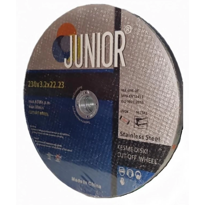 Junior Metal Kesme Taşı İnox 230x3,2x22,23 5li Paket