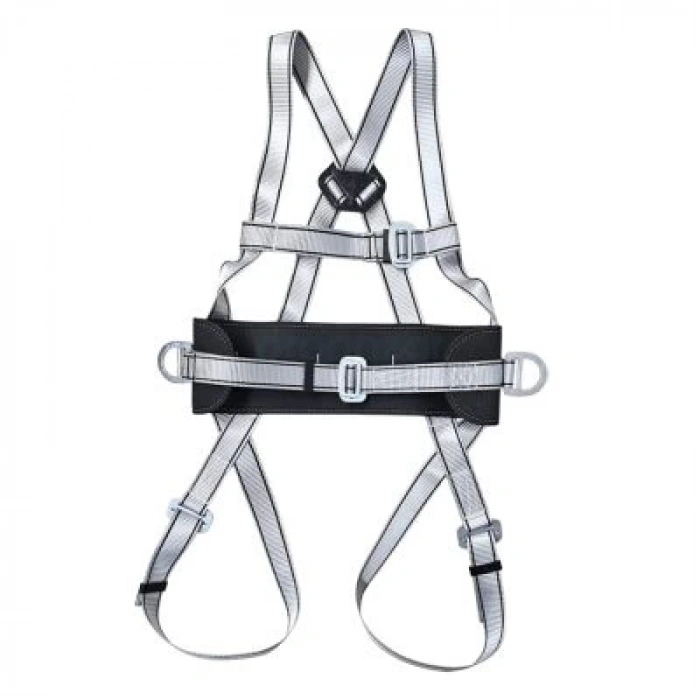 Karam Paraşüt Tipi Emniyet Kemeri Karfit Göğüs Metal Tokalı Statik Halatlı EN 361-358
