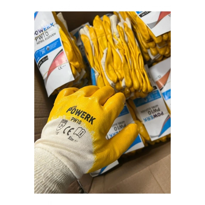 Powerk Pw10 Nitril Eldiven (12Lİ)