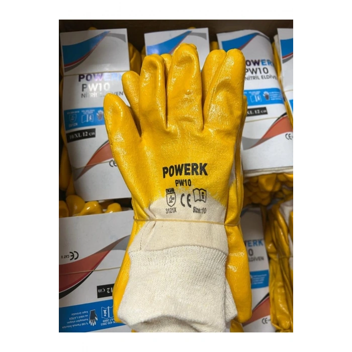 Powerk Pw10 Nitril Eldiven (12Lİ)