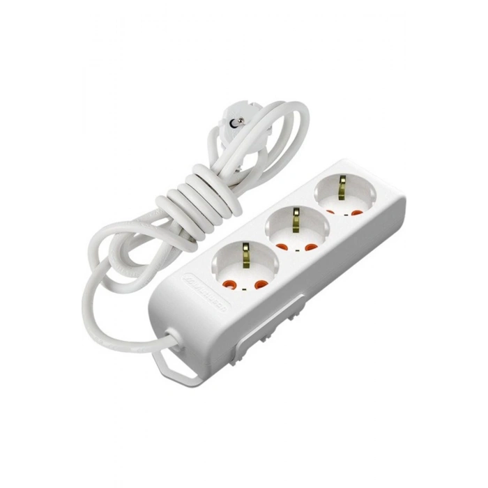 Mutlusan Ri-tech 3lü Topraklı Grup Priz Çocuk Korumalı 2 M Kablolu