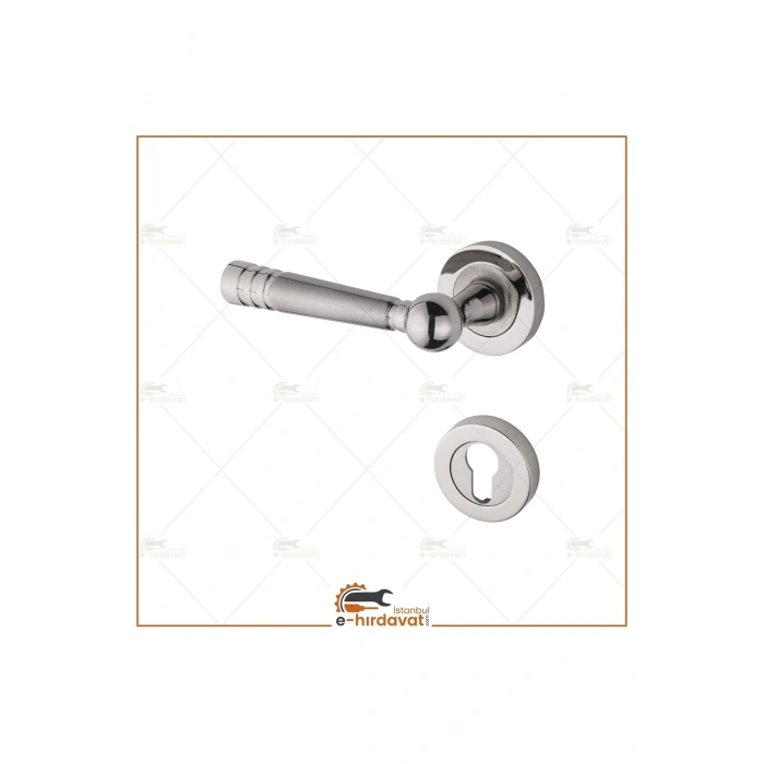 Osmanlı Rozetli Yale Kapı Kolu 1 Takım