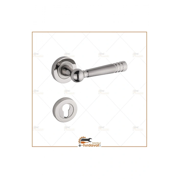 Osmanlı Rozetli Yale Kapı Kolu 1 Takım