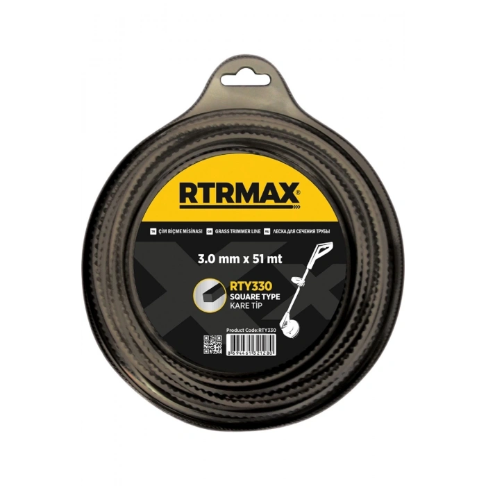 Rtrmax Rty330 Tırpan Misinası Siyah 3mm*51mt