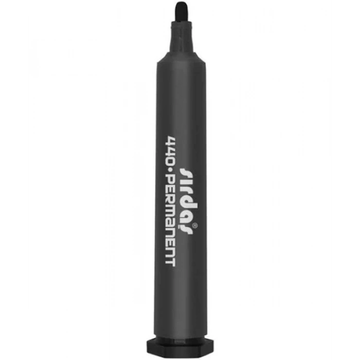 Sırdaş Permanent Marker Kesik Uç Koli Kalemi 12Lİ