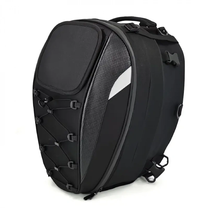 Su Geçirmez Motosiklet Sırt Ve Kuyruk Çantası Çok Fonksiyonlu 37L