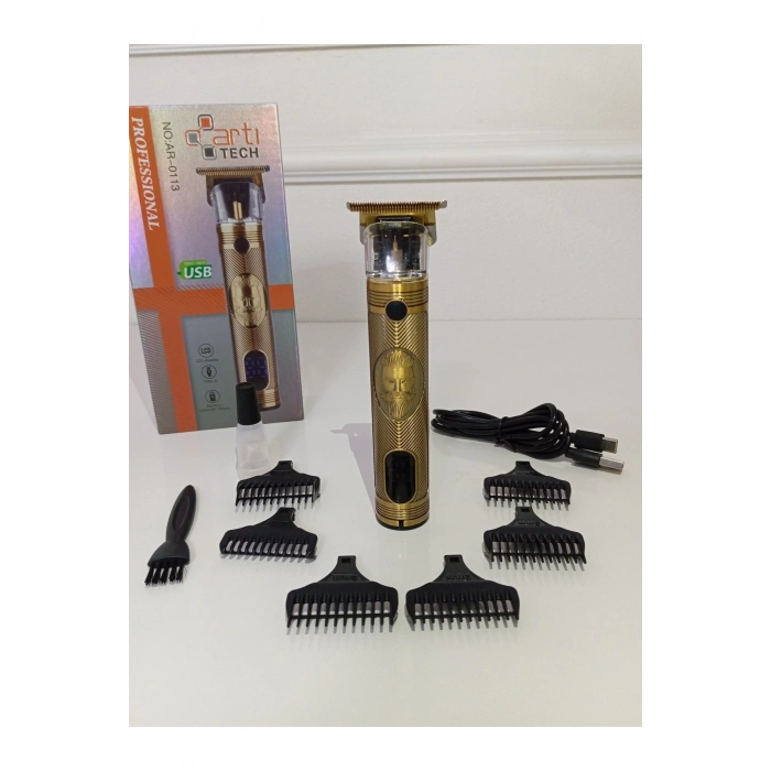 Artitech Tıraş Makinesi Şarjlı LCD Ekran Professional AR-0113 (Saç Sakal Düzeltici)