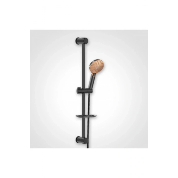 Valtemo Raınmax Bronze Black Slıdıng Sürgülü Duş Seti Vs-6750