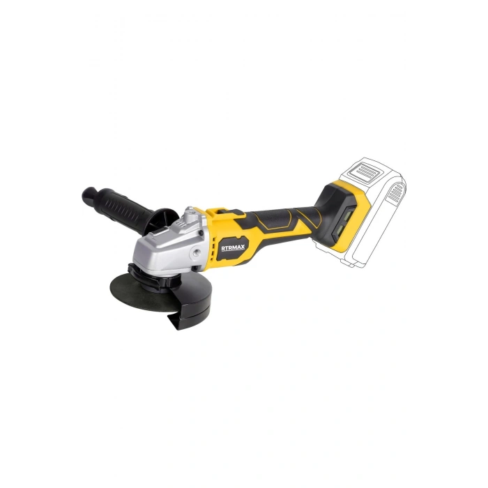 Rtrmax RTX3060B Avuç Taşlama115MM 10.000RPM - Akü ve Şarj Cihazı Hariç
