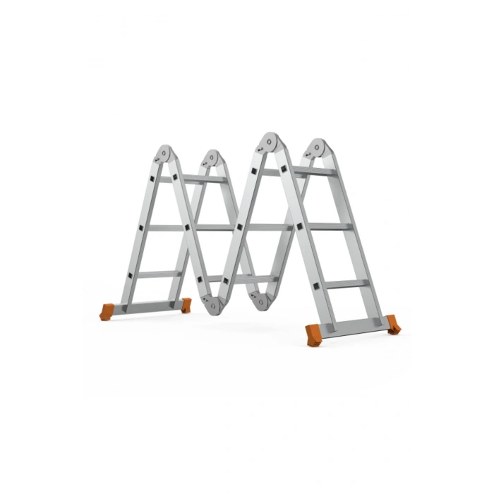Saraylı Çok Amaçlı Fonksiyel Aluminyum Akrobat Merdiven 4x3 Basamaklı 350 Cm