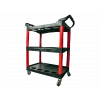 3 Raflı Alet Taşıma Arabası Yüksek Kalite Pp Plastik Nttc01 95x43x83 Cm.