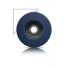 Karbosan Flap Disk Çelik ve İnox Zımpara ZR 115x22.23/80 Kum SD-Konik 983465 (10Adet)