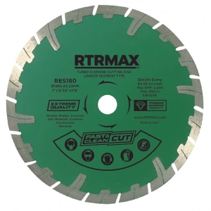 Rtrmax 230 TURBO ELMAS TESTERE UZUN SEGMENTLİ RTRMAX