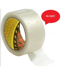 3M 371 Koli Bandı Şeffaf 50mm x 100mt 1 Koli (36 Adet)